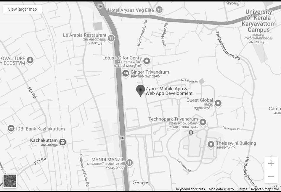 Zybo Location Map Technopark